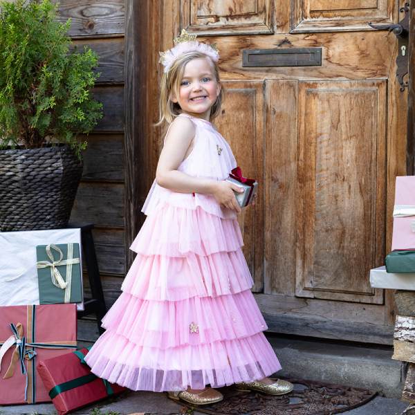 Vestito Albero di Natale rosa Great Pretenders - immagine 2