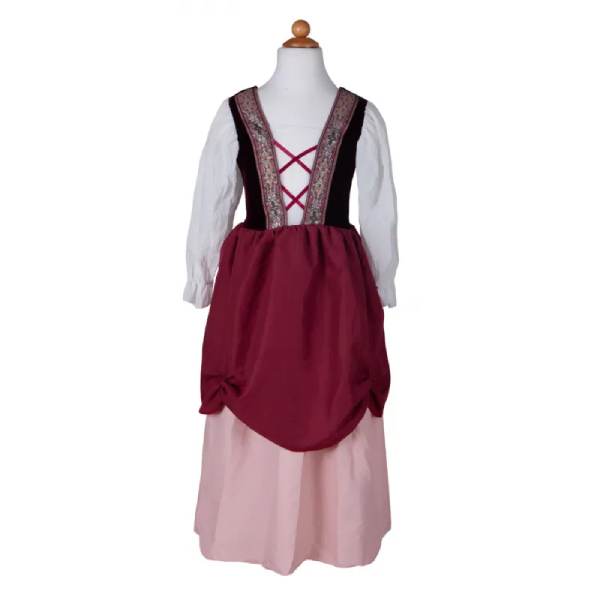 Vestito contadinella rosa Great Pretenders - immagine 3